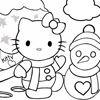 Play Hello Kitty in the snow