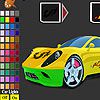 Play Super car coloring