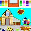 Play Kids Farm Coloring