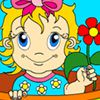Play Lovely Flower Baby Coloring