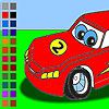 Play Racing car coloring