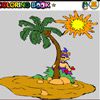 Play island boy coloring game