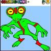 Play lovely alien coloring game