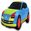 Play Blue major car coloring