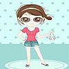 Play Lovely girl dress up