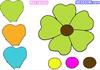 Play Coloring five petal flower