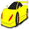 Play Faster car coloring
