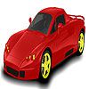 Play Black racing car coloring