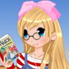 Play Anime bookworm girl dress up game