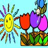 Play Sun Bee Coloring Games