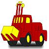 Big red tractor coloring A Free Customize Game