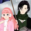 Play Anime winter couple dress up game
