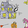 Play The haunted mansion coloring