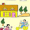 Play News Boy and girl coloring