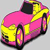 Play Fabulous pink car coloring