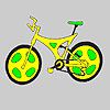 Play Amazing yellow bike coloring