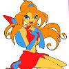 Winged  Bloom Coloring