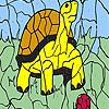 Play Turtle and ball coloring