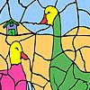 Play Talkative ducks coloring