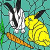 Play Hungry rabbits coloring