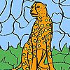 Play Wild leopard coloring