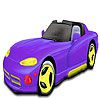 Play Hot flame car coloring