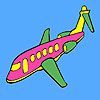 Play Spider airplane coloring