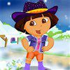 Play Dora the Winter Explorer Dressup