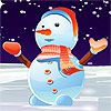 Play Lovely Snowman Dressup