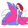 Play Flower fairy coloring