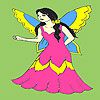 Little fantastic fairy coloring