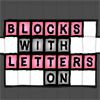 Play Blocks With Letters On