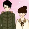Play Shoujo Manga valentine couple dress up game