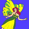 Play Lady spring fairy coloring