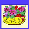 Play Flowers in the vase coloring