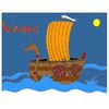 Viking Ship Coloring