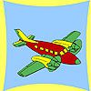 Play Coastal airplane coloring