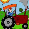 Play Sweet Tractor Coloring