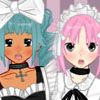 Anime maid BFF dress up game