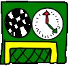 Soccer goal against time