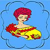 Play Princess in the photograph coloring