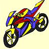 Play Long road motorcycle coloring