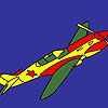 Play Flying jet coloring