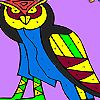 Play Old night owl coloring