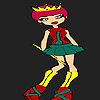 Play Little new princess coloring