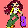 Debby in the vacation coloring