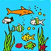Play Ocean aquarium coloring