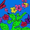 Hungry butterflies coloring