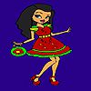 Play Choosy girl in prom  coloring