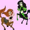 Play Kim Possible and Shego Color